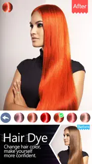 hair dye-wig color changer,splash filters effects iphone images 1