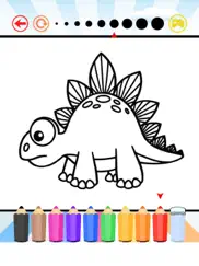 dinosaur coloring book all pages free for kids hd ipad images 3