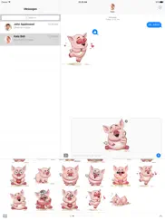pig - stickers for imessage ipad images 3
