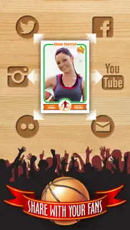 basketball card maker (ad free) - make your own custom basketball cards with starr cards iphone images 4