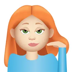 gingermoji - redhead emoji stickers for imessage logo, reviews
