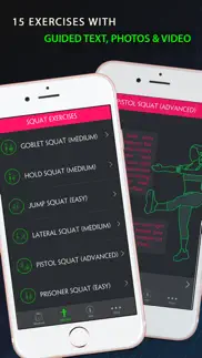 30 day squat fitness challenges ~ daily workout iphone images 3