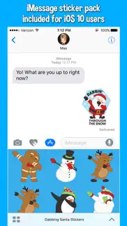 dabbing santa photo editor with christmas stickers iphone images 3