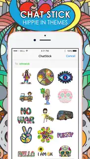 hippie emoji stickers keyboard themes chatstick iphone images 1