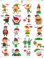 elf - christmas stickers for imessage ipad images 1