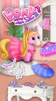 pony sisters hair salon 2 - pet horse makeover fun iphone images 1