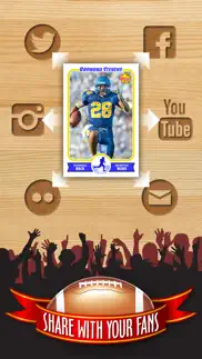 football card maker - make your own starr cards iphone images 4
