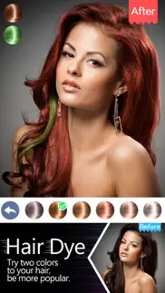 hair dye-wig color changer,splash filters effects iphone images 3