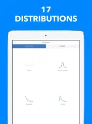 probabilities of statistical distributions iPad Captures Décran 1