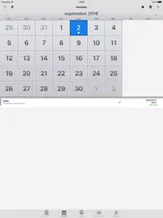 feuille de temps, mes horaires iPad Captures Décran 2