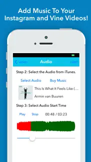 add sound to video - music iphone capturas de pantalla 2