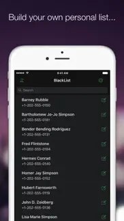 blacklist pro: call blocker iPhone Captures Décran 3