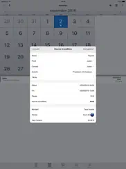 feuille de temps, mes horaires iPad Captures Décran 1
