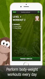 entrenamiento gorila gratis iphone capturas de pantalla 3