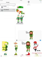 elf - christmas stickers for imessage ipad images 2