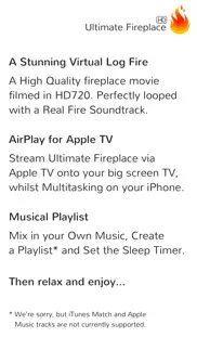 ultimate fireplace hd for apple tv iphone images 2