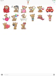 teddy bear - stickers for imessage ipad images 1