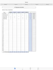 attendance log book ipad images 1