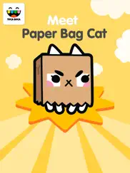 toca life paper bag cat ipad capturas de pantalla 2