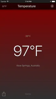 temperature app iphone resimleri 4