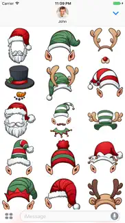santa hat - stickers for imessage iphone images 2