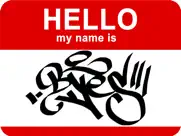 graffiti sticker - hello my name is ipad images 3