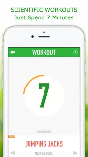 7 minutes workout schedule - cardio for fat loss iphone images 2