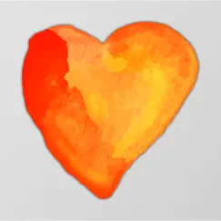 beautiful watercolor heart stickers logo, reviews
