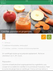 centrifugo, recettes pour jus de fruits et légumes iPad Captures Décran 1