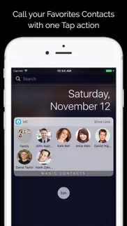 magic contacts with notification center widgets iphone images 2