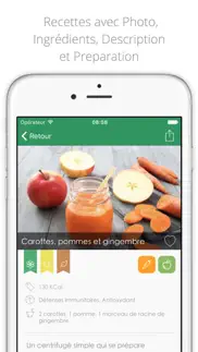 centrifugo, recettes pour jus de fruits et légumes iPhone Captures Décran 1