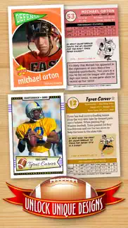 football card maker - make your own starr cards iphone images 3
