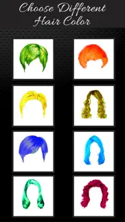 hair color changer-hair style salon iphone images 3