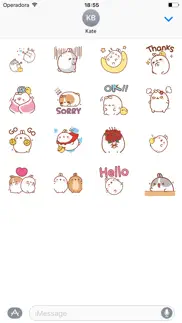 molang rabbit - animated stickers and emoticons iphone images 1
