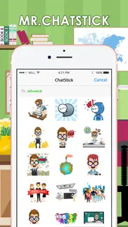 mr. chatstick stickers and emoji iphone images 1