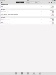 feuille de temps, mes horaires iPad Captures Décran 3