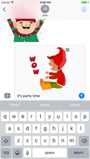 elf - christmas stickers for imessage iphone images 3