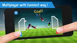 stickman soccer physics - fun 2 player games free iphone images 1