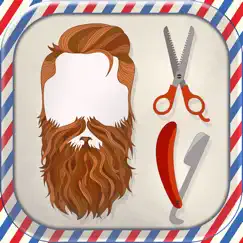 mustache photo booth barber shop - men hair salon logo, reviews