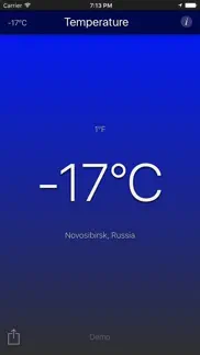 temperature app iphone resimleri 3