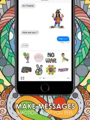 hippie emoji stickers keyboard themes chatstick ipad images 2