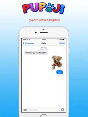 pupoji - cute dog emoji keyboard puppy face emojis ipad images 3