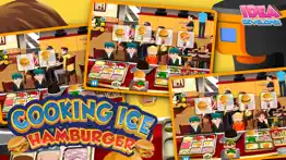 cooking hamburger ice - games maker food burger iphone images 3
