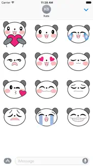 panda sticker iphone images 1
