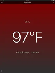 temperature app ipad resimleri 4