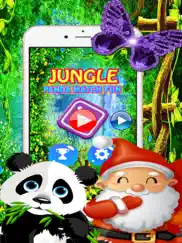 cute panda jungle match puzzle game for christmas ipad images 2