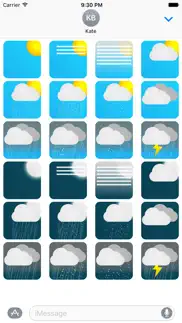 meteociel weather stickers pack iPhone Captures Décran 3