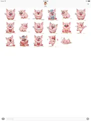 pig - stickers for imessage ipad images 1
