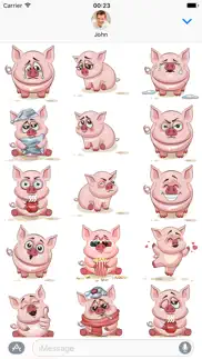pig - stickers for imessage iphone images 3