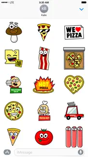 i love pizza sticker pack iphone images 1
